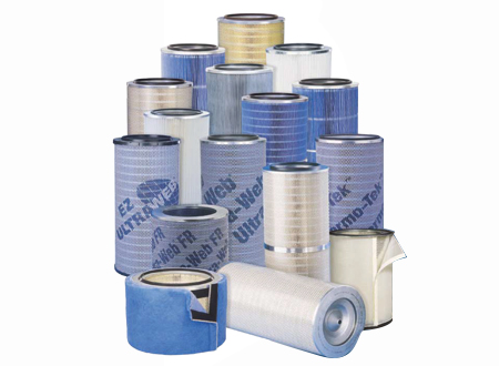 Dust filters and dust cartridges for the food processing industry