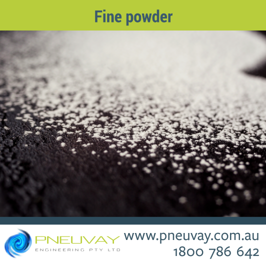 Dense phase conveying of fine powder