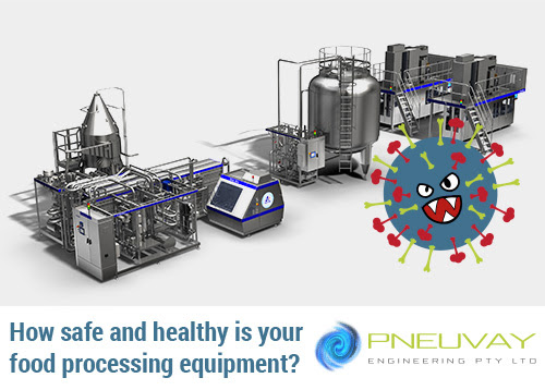 Hygiene of food processing equipment