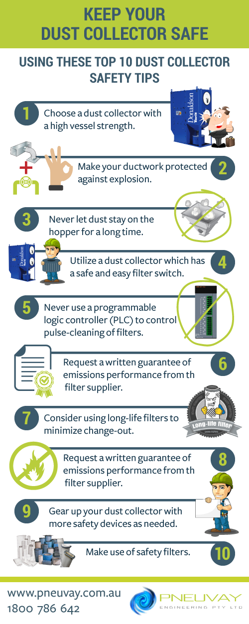 Dust collector safety tips