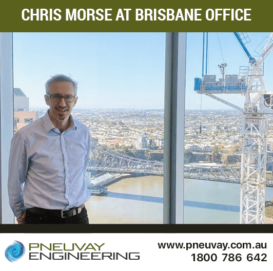 Chris Morse at Brisbane office