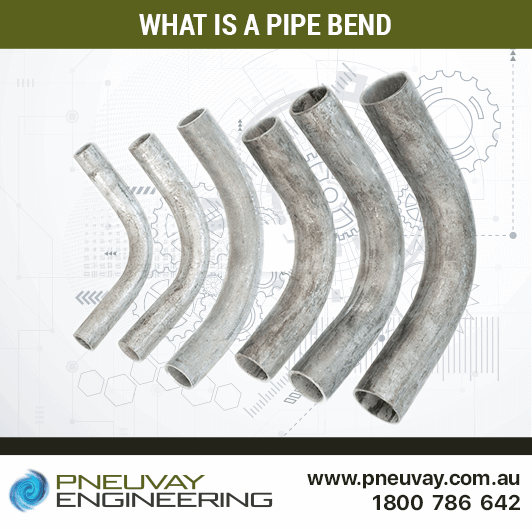 What is a pipe bends in pneumatic conveying system
