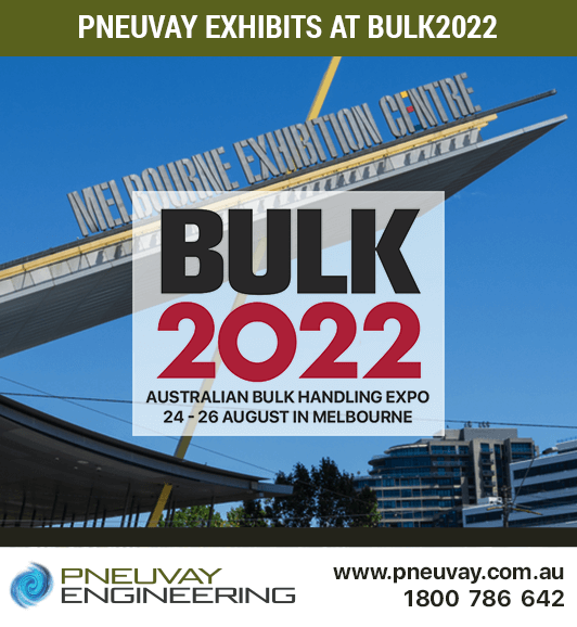 Pneuvay attending Australian Bulk Handling Expo to exhibit to industry at Bulk 2022