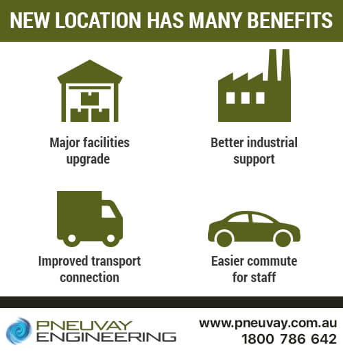 The new location for Pneuvay has many benefits