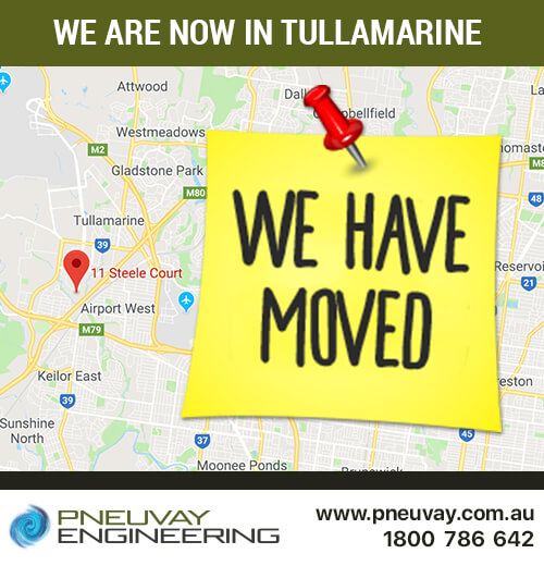 Proud to announce that Pneuvay has moved to Tullamarine