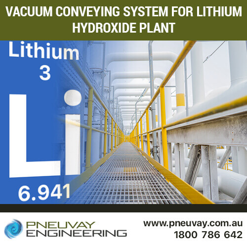 Pneuvay to provide vacuum conveying system forAlbemarle Lithium at Kemerton lithium plant