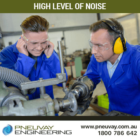 Increase blower efficiency to reduce level of noise in the workplace