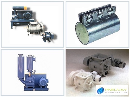 Pneuvay best sellers rotary valves, compression couplings, industrial blowers