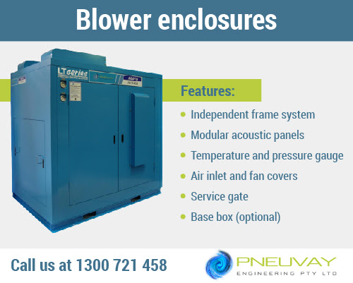 Blower enclosures features of Pneuvay Engineering