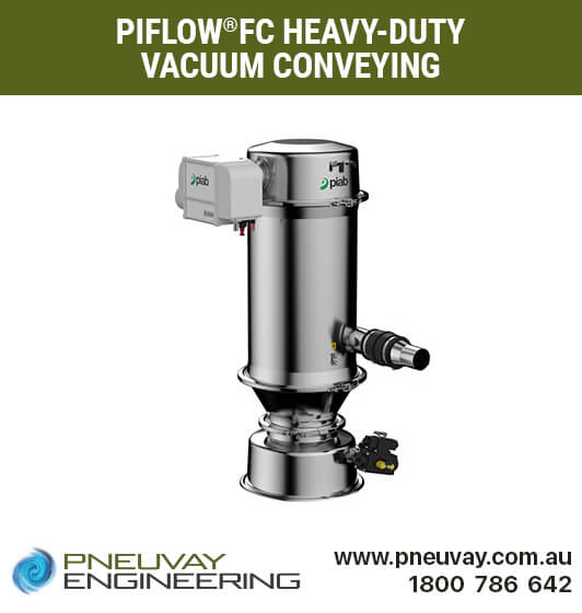 piFLOWfc for heavy-duty industrial vacuum conveying for Australia piFLOWfc for heavy-duty industrial vacuum conveying for Australia