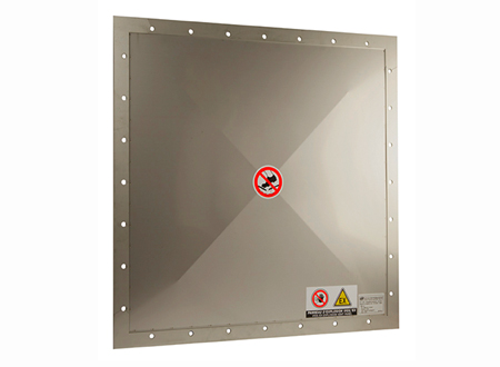 Vigilex VM Explosion Vent Panel Round Plat