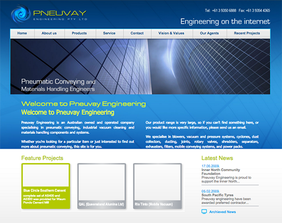 Pneuvay website upgraded - 2009