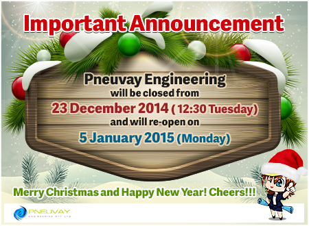 Pneuvay Engineering holiday closure dates