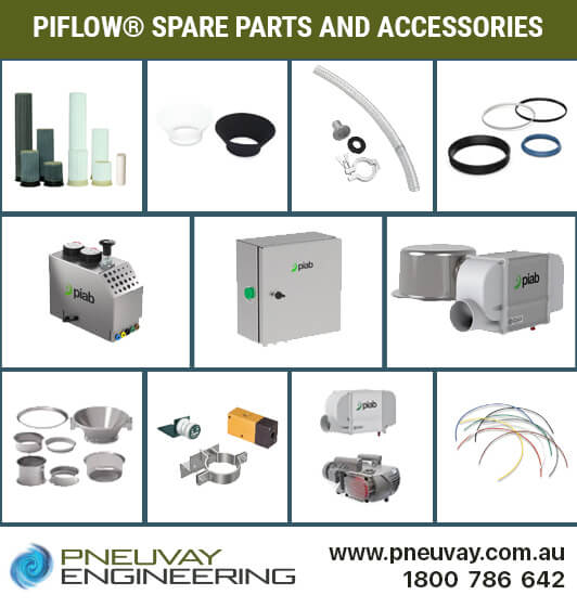 PIAB piFLOW® spare parts and accessories