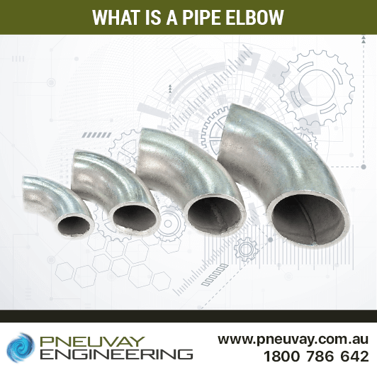 What is a pipe elbow in a pneumatic conveying system