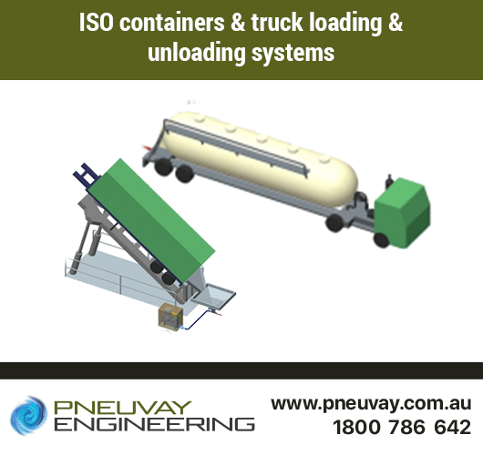 ISO Container and Truck Unloading and Loading equipment supplier for powder handling equipment in the food industry