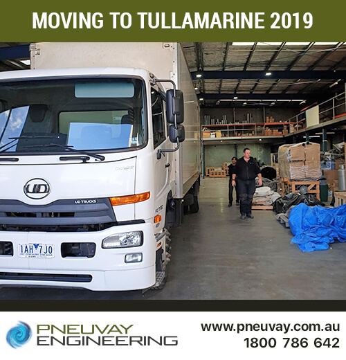 Trucks easily fit in new warehouse for Pneuvay Engineering