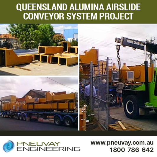 Queensland Alumina airslide conveyor system project